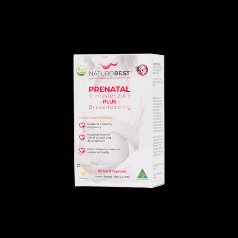 Prenatal Trimester 2 + 3 & Breastfeeding 60caps-Matakana Pharmacy