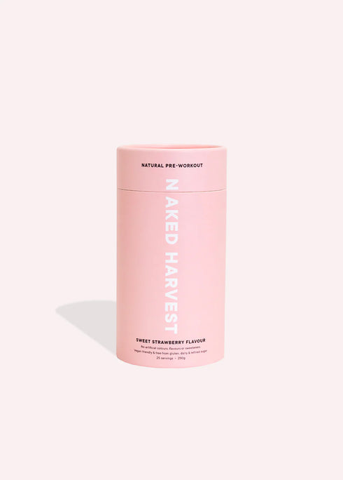 Pre Workout Strawberry 250g-Nu Harvest-Matakana Pharmacy