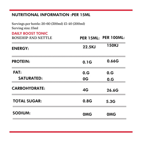 Daily Boost Tonic 200ml-Wild Dispensary-Matakana Pharmacy