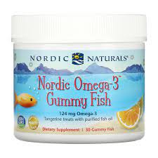 image of NORDIC NATURALS Nordic Omega-3 Gummy Fish Tangerine 30fish