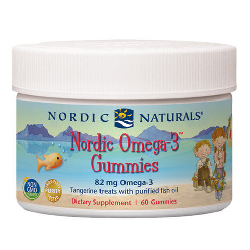 Image of NORDIC NATURALS Omega-3 Gummies Tangerine 60gummies