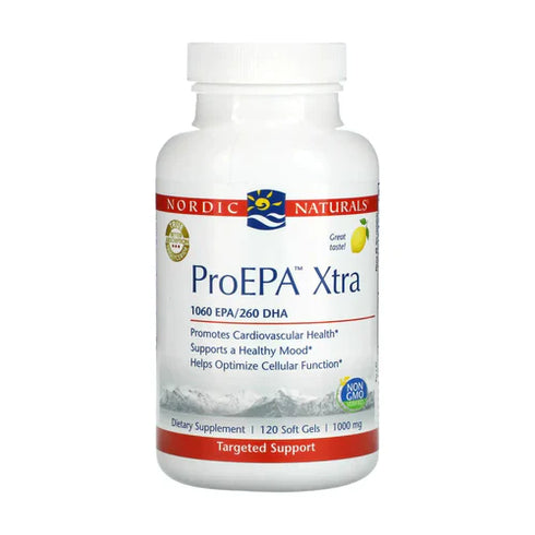 image of proEPA extra by nordic naturals. This premium fish oil provides 1060mg of EPA.