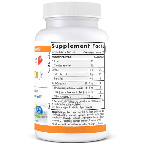 ProOmega 2000 Jr Strawberry 60sgcaps-Matakana Pharmacy