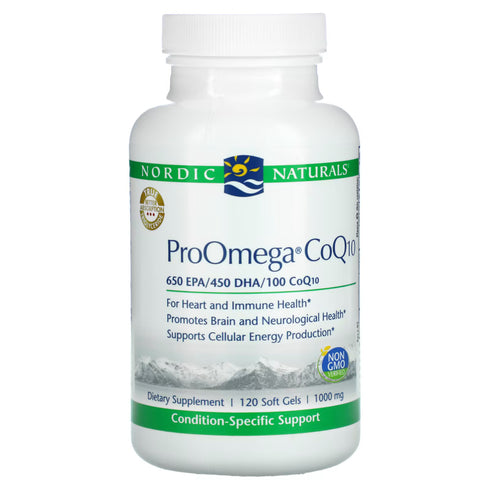 ProOmega CoQ10 Unflavoured 120sgcaps-Matakana Pharmacy