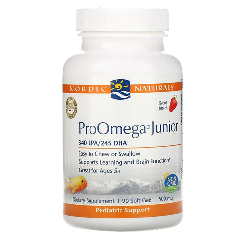 ProOmega Junior Strawberry 90sgcaps-Matakana Pharmacy