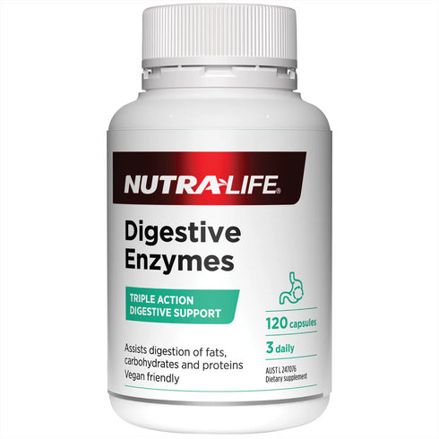 NUTRALIFE Digestive Enzymes 120s-Matakana Pharmacy