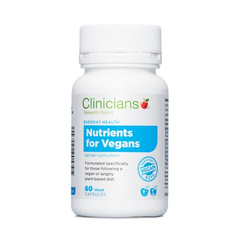 Nutrients for Vegans 60 Capsules | Clinicians-Clinicians-Matakana Pharmacy