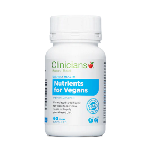 Nutrients for Vegans 60 Capsules | Clinicians-Clinicians-Matakana Pharmacy