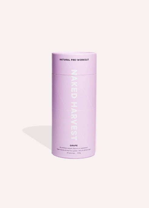 Pre Workout Juicy Grape 250g-Nu Harvest-Matakana Pharmacy