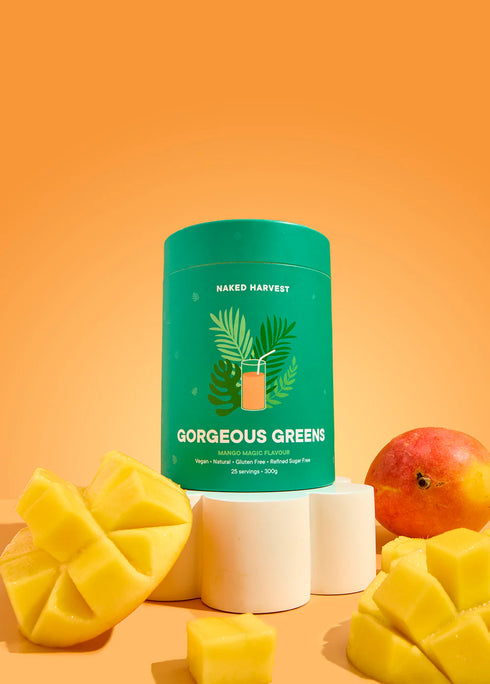Gorgeous Greens Mango 300g-Nu Harvest-Matakana Pharmacy