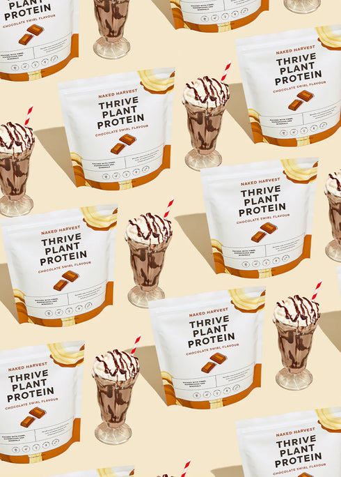 Thrive Plant Protein Chocolate 500g-Nu Harvest-Matakana Pharmacy