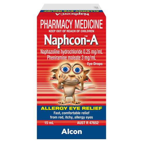 Naphcon-A Allergy Eye Drops 15ml-Alcon-Matakana Pharmacy