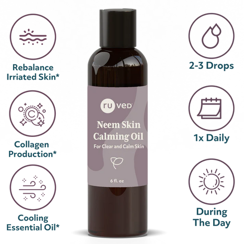 Image of Neem Skin Calming Oil - Clear & Calm Skin 177mL info