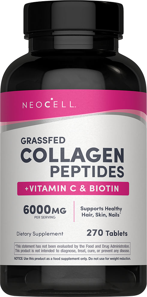 Grassfed Collagen + Vitamin C & Biotin 270tabs-Neocell-Matakana Pharmacy