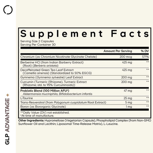 GLP Advantage 60 Capsules-CODEAGE-Matakana Pharmacy