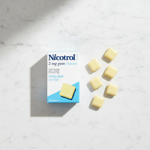 Nicotrol Chewing Gum 2mg Classic 105 Pieces-Pfizer Pharmaceuticals-Matakana Pharmacy