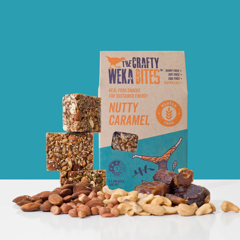 Nutty Caramel Pouch 5x30g Bites | Crafty Weka-Crafty Weka-Matakana Pharmacy
