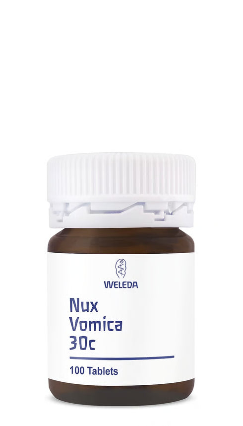 Nux Vomica 30c, Tablets-Weleda-Matakana Pharmacy