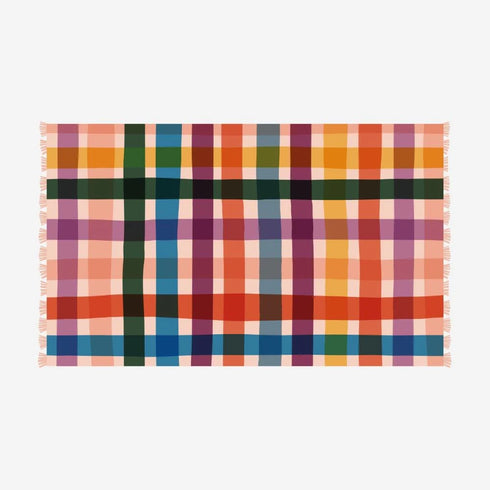 Beach Sarong - Rainbow Gingham-One Hour North-Matakana Pharmacy