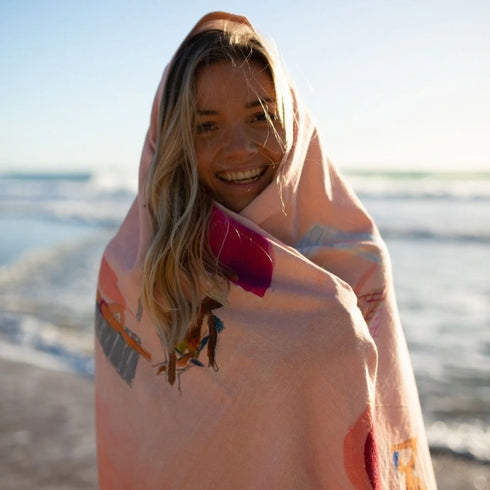 Beach Towel - Boob Watch-One Hour North-Matakana Pharmacy