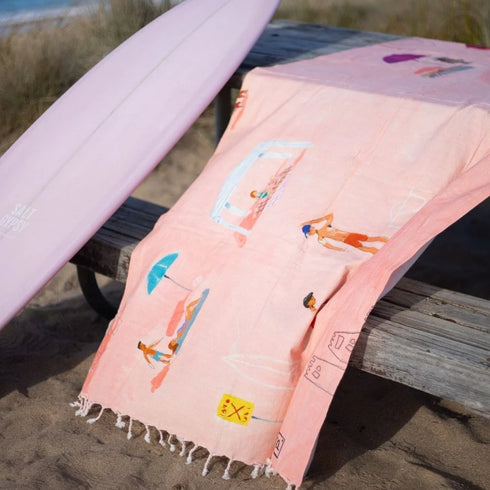 Beach Towel - Boob Watch-One Hour North-Matakana Pharmacy