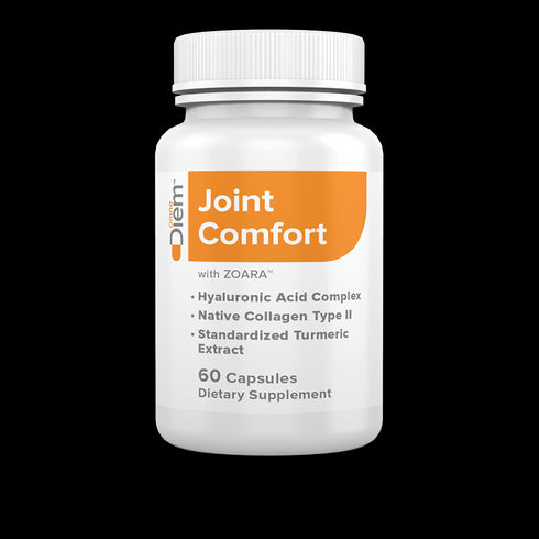 Image of Joint Comfort by Omnediem. Provides Hyaluronic Acid, Collagen & Turmeric to support joint health and inflammation.
