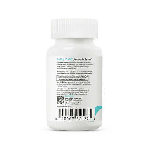 Optimal Focus 90 Capsules-Seeking Health-Matakana Pharmacy