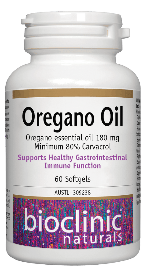 Oregano Oil 60 Caps-BioClinic Naturals-Matakana Pharmacy