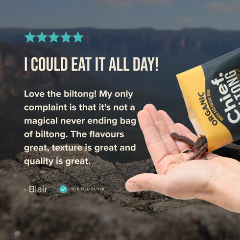 Biltong Smokey BBQ 30g-Chief-Matakana Pharmacy