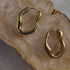 Earrings - Organic Hoop Gold-Queen Of The Foxes-Matakana Pharmacy