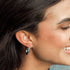 Earrings - Organic Hoop Silver-Queen Of The Foxes-Matakana Pharmacy