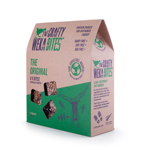 Original Snack Bar Pouch 8x30g Bites | Crafty Weka-Crafty Weka-Matakana Pharmacy