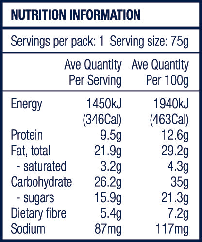 Original Snack Bar Pouch 8x30g Bites | Crafty Weka-Crafty Weka-Matakana Pharmacy