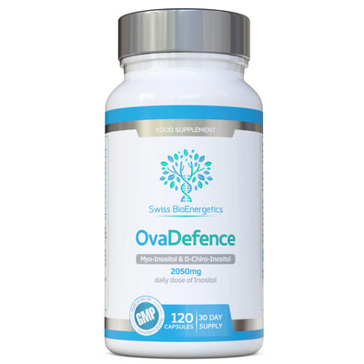 OvaDefence Myo & Chiro Inositol 120 Capsules-Swiss Bioenergetics-Matakana Pharmacy