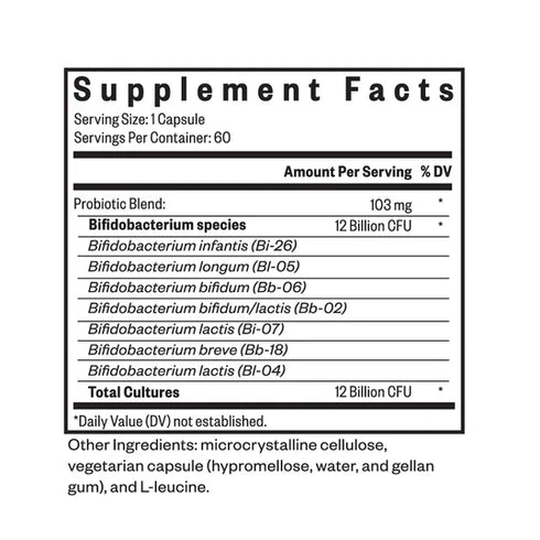 Probiota Bifidobacterium 60caps-Seeking Health-Matakana Pharmacy