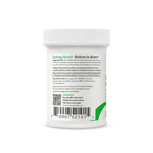 Probiota HistaminX 60caps-Seeking Health-Matakana Pharmacy