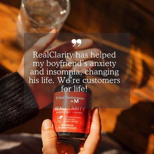 Real Clarity 60 Capsules-Real Mushrooms-Matakana Pharmacy