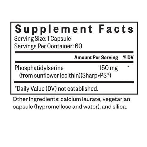 Phosphatidyl Serine 60caps-Seeking Health-Matakana Pharmacy