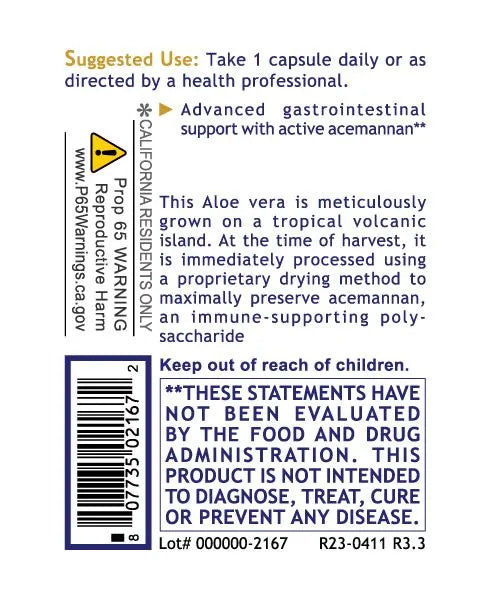AloeMannan-FX 30caps-Matakana Pharmacy