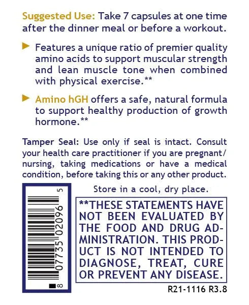 Amino hGH 105caps-Matakana Pharmacy
