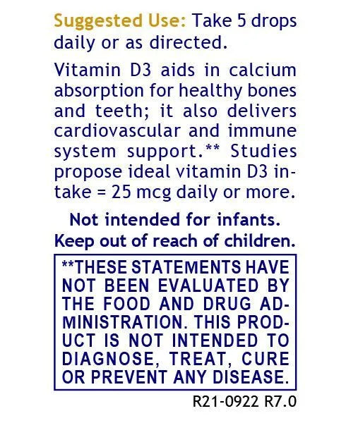 D3 Serum Liquid 12.6ml-Matakana Pharmacy