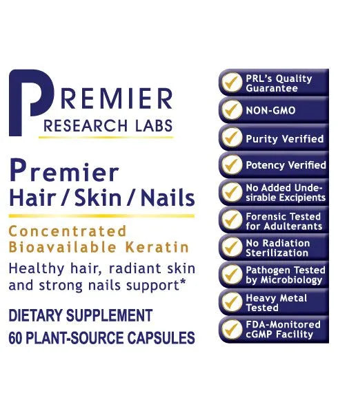 Premier Hair/Skin/Nails (Previously DermaVen) 60caps-Matakana Pharmacy