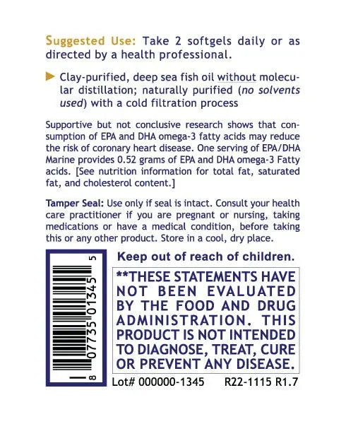 EPA/DHA Marine 90sgcaps-Matakana Pharmacy