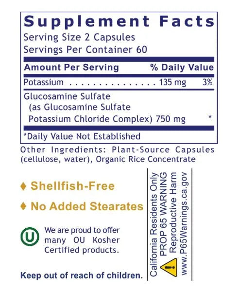 Glucosamine 120caps-Matakana Pharmacy