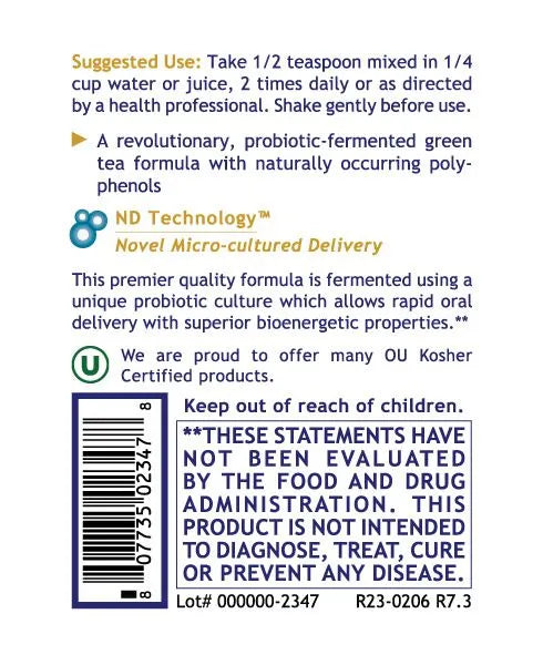 Green Tea-ND Liquid 58ml-Matakana Pharmacy