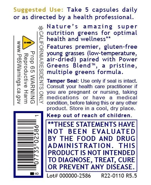 Greens 150caps-Matakana Pharmacy
