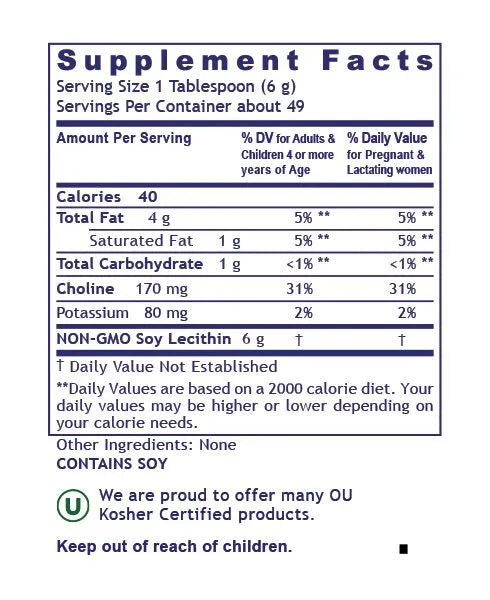 Lecithin Granules Powder 340g-Matakana Pharmacy