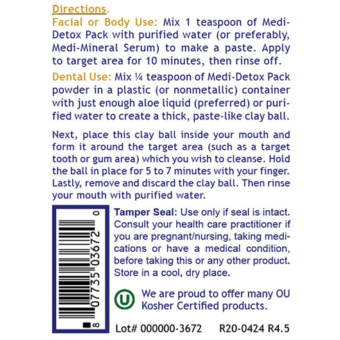 Medi Detox Pack Powder 150g-Matakana Pharmacy