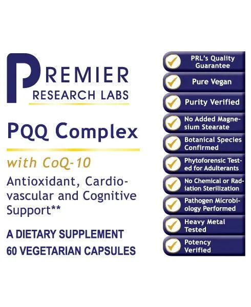 PQQ Complex with CoQ10 60caps-Matakana Pharmacy