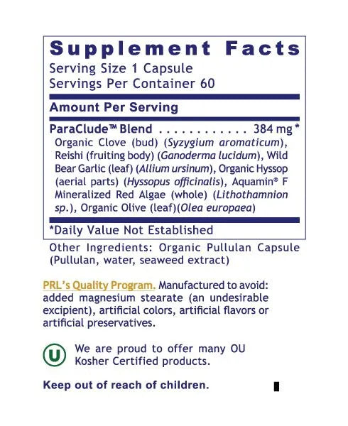 Paratosin 60caps-Matakana Pharmacy